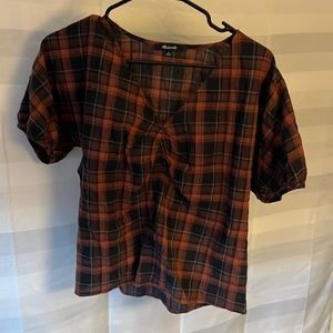 Flannel Print Madewell Shirt